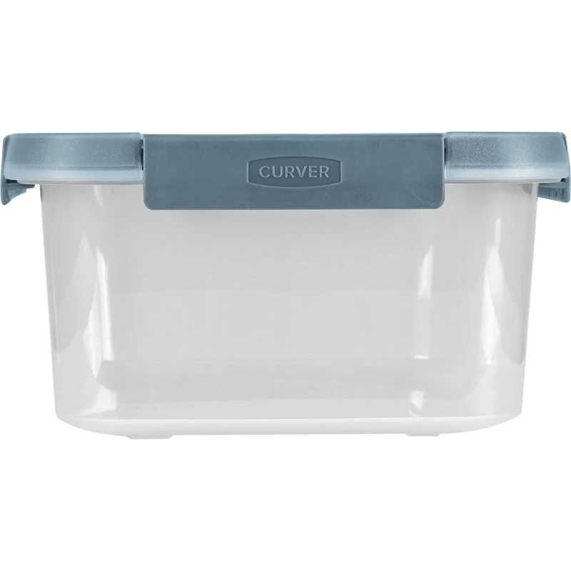 CURVER Smart Eco Fresh rechthoekige bewaarbox voor levensmiddelen 5L transparant met groen deksel