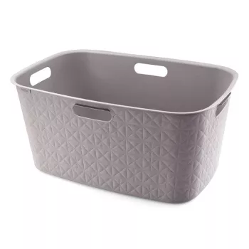 CURVER Softex 45L wasmand, grijsbruin, 57x37x27cm