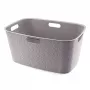 CURVER Softex 45L wasmand, grijsbruin, 57x37x27cm