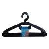 KEEEPER Arvid kunststof kledinghanger, 10-delige set, 40 x 22 x 6,2 cm, zwart