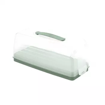 CURVER Smart To Go rechthoekige taarttransportbox 35,5 x 15 x 14,2 cm groen