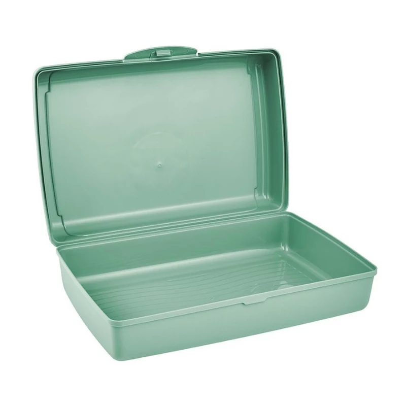 KEEEPER click-box maxi 3,7L bewaardoos voor levensmiddelen Luca, groen, rechthoekig, luchtdicht & lekvrij
