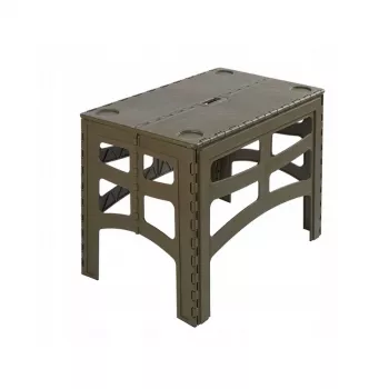 keeeper opvouwbare campingtafel Timo L 70x45x55 cm olijf, belastbaar tot 80 kg