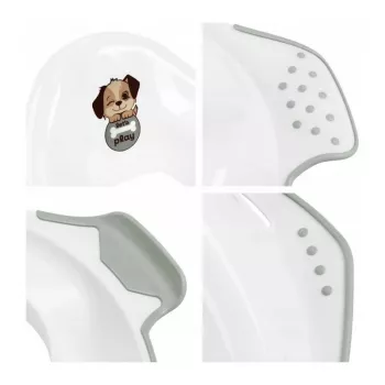 keeeper toilettrainer met antislipfunctie 'Ewa Dogs' wit 30x40x15cm
