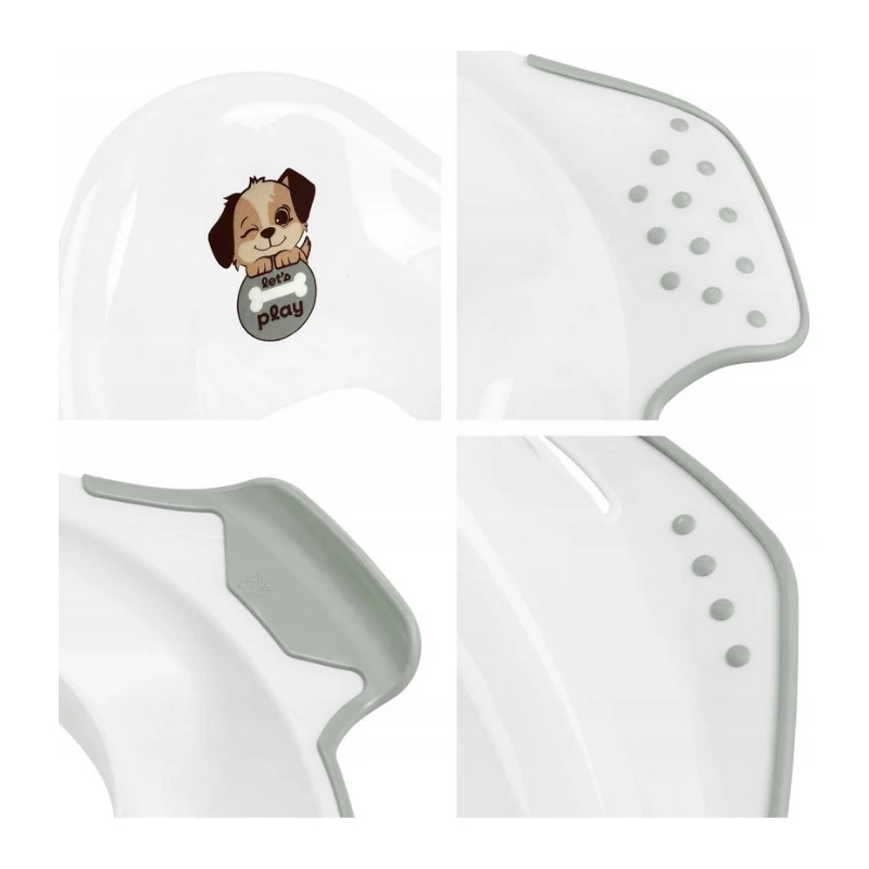 keeeper toilettrainer met antislipfunctie 'Ewa Dogs' wit 30x40x15cm