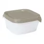CURVER Fresh&Go 3-delige vierkante bewaardoos-set 0,8L beige