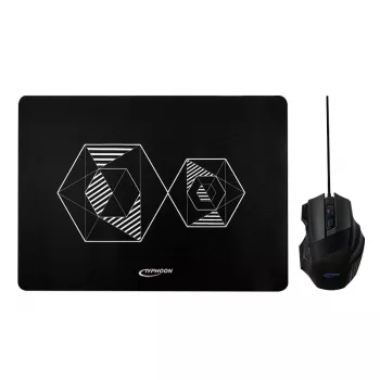TYPHOON TI019 gaming combo set, muis + muismat