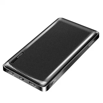 TYPHOON mobiele powerbank 10000 mAh LiPo zwart