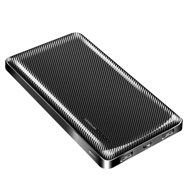 TYPHOON mobiele powerbank 10000 mAh LiPo zwart