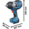 Bosch GDS18V-1400 BITURBO Brushless 3/4 inch accu-slagschroevendraaier (Solo, L-Boxx)
