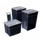 CURVER Biobox afvalbak-set 2x10L + 6L grijs