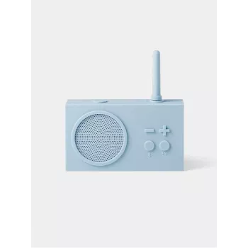 Lexon Tykho 3 draagbare FM-radio & Bluetooth-luidspreker lichtblauw