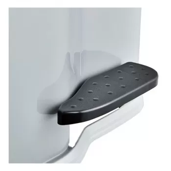 KEEEPER pedaalemmer voor afvalscheiding 7+15L Gunnar 39,5x29x43,5cm licht zilver