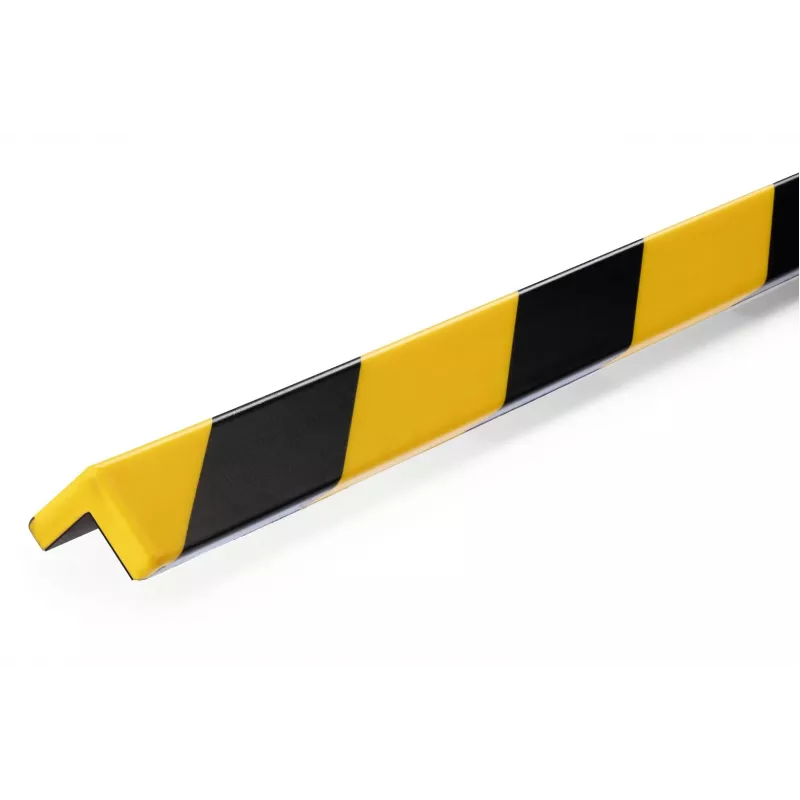 DURABLE C20 magnetisch hoekbeschermingsprofiel, zwart/geel, 5-pack