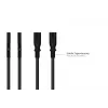 Kabelmeister Euro-netkabel type C naar C7 Figure-8, 0,5m, Zwart, 0,75mm²