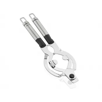 LEIFHEIT ProLine Dekselopener RVS verstelbaar handvat voor deksels 2,5-10 cm Zilver/Zwart
