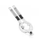 LEIFHEIT ProLine Dekselopener RVS verstelbaar handvat voor deksels 2,5-10 cm Zilver/Zwart