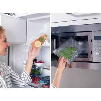 LEIFHEIT vacuümzakken 50-pack 20x30 cm, BPA-vrij, geschikt voor sous-vide en vriezen, universeel passend