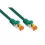 KABELMEISTER Cat.7 S/FTP patchkabel, RJ45, TPE-mantel, groen, 5m