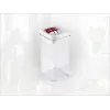 LEIFHEIT Fresh&Easy levensmiddelenbewaarcontainer 1,2 L, luchtdicht, BPA-vrij, transparant met wit/grijs deksel