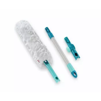LEIFHEIT Superduster XL Pro Reach set – 56 cm elektrostatische stofmop-kop met 43 cm steel