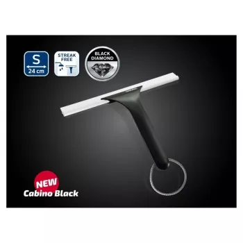 LEIFHEIT Cabino douchecabine-trekker, zwart, 24 cm blad