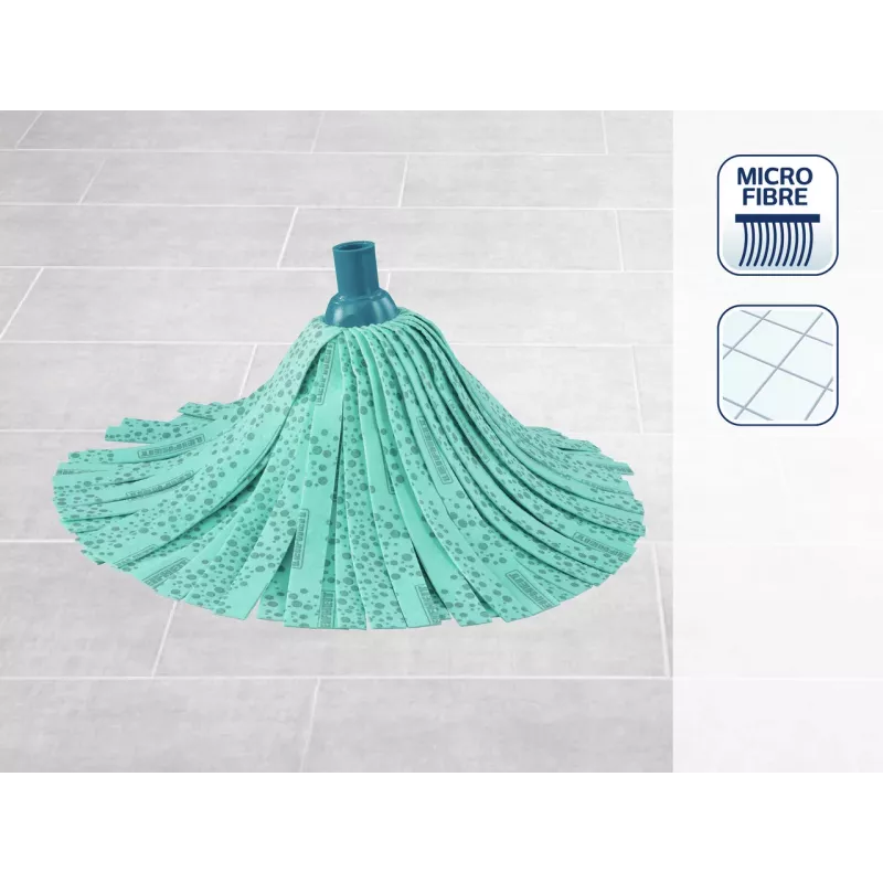 LEIFHEIT Classic Mop Viscose Plus | zeer absorberende stripmop voor harde vloeren