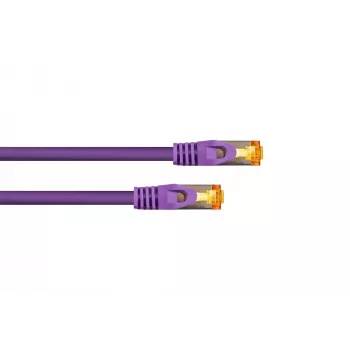 KABELMEISTER Cat.7 S/FTP patchkabel RJ45, TPE, halogeenvrij, violet, 5m