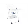 LEIFHEIT Classic 250 Flex wasrek - 25 m drooglengte, in hoogte verstelbare vleugels, opvouwbaar, wit/blauw