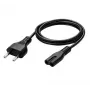MediaRange MRCS346 IEC stroomkabel 1,5m eurostekker naar C7 figure-8 zwart