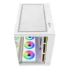 FSP Fortron M341-WA mid-tower pc-behuizing met gehard glas en 4 ARGB-ventilatoren