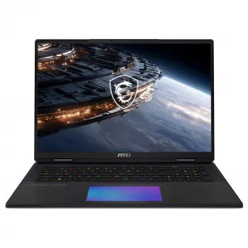 MSI Titan 18 HX A2WJ-1410FRY gaming-laptop, 18 inch UHD+ Mini LED 240Hz, Intel Core Ultra 9 290HX Plus, 64GB DDR5, 2TB SSD, GeForce RTX 5090 24GB, Windows 11 Pro, Frans AZERTY-toetsenbord