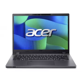 Acer TravelMate P2 TMP214-55-G2 14 inch WUXGA zakelijke laptop, Intel Core 5 120U, 32GB RAM, 512GB SSD, Wi-Fi 6E, Windows 11 Pro, zwart