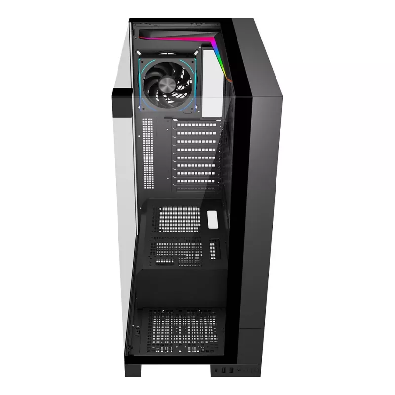 FSP U691-BP Ultra Tower E-ATX pc-behuizing, zonder voeding, zwart
