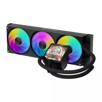 DarkFlash DV360S MAX 360mm ARGB AIO vloeistof-CPU-koeler - zwart