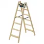 HAILO dubbelzijdige ladder H77 ComfortLine hout 2x6 treden
