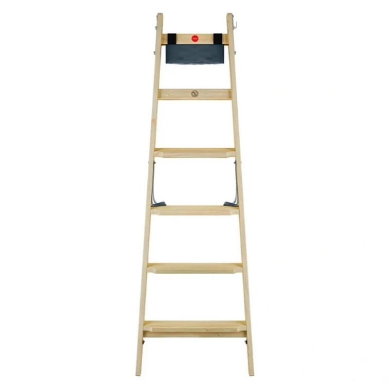 HAILO dubbelzijdige ladder H77 ComfortLine hout 2x6 treden