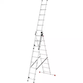HAILO ProfiStep Combi ladder aluminium 3x12 sporten