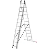 HAILO ProfiStep Combi ladder aluminium 3x12 sporten