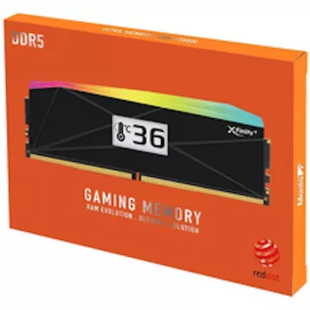 V-Color Manta XFinity+ aRGB 32GB (2x16GB) DDR5-6000 CL28 desktop-werkgeheugenkit, zwart