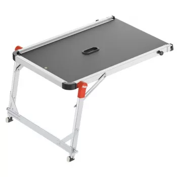 HAILO TP2 Pro trapplatform – verstelbaar aluminium werkplatform voor trappen, 150 kg, EN 131