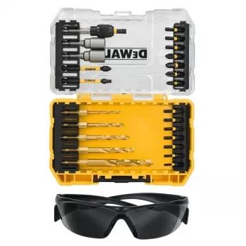 DEWALT DT70735T-QZ 25-delige EXTREME FLEXTORQ schroefbit set met magnetische bithouder, TSTAK-koffer