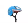Hornit Shark kinderfietshelm met LED-licht, blauw/grijs, 48-53 cm