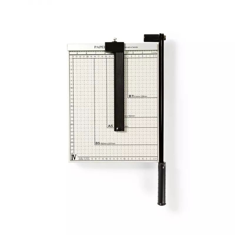 Nedis PACU110A4 rotatie-papiersnijder A4 10 vel zwart grijs