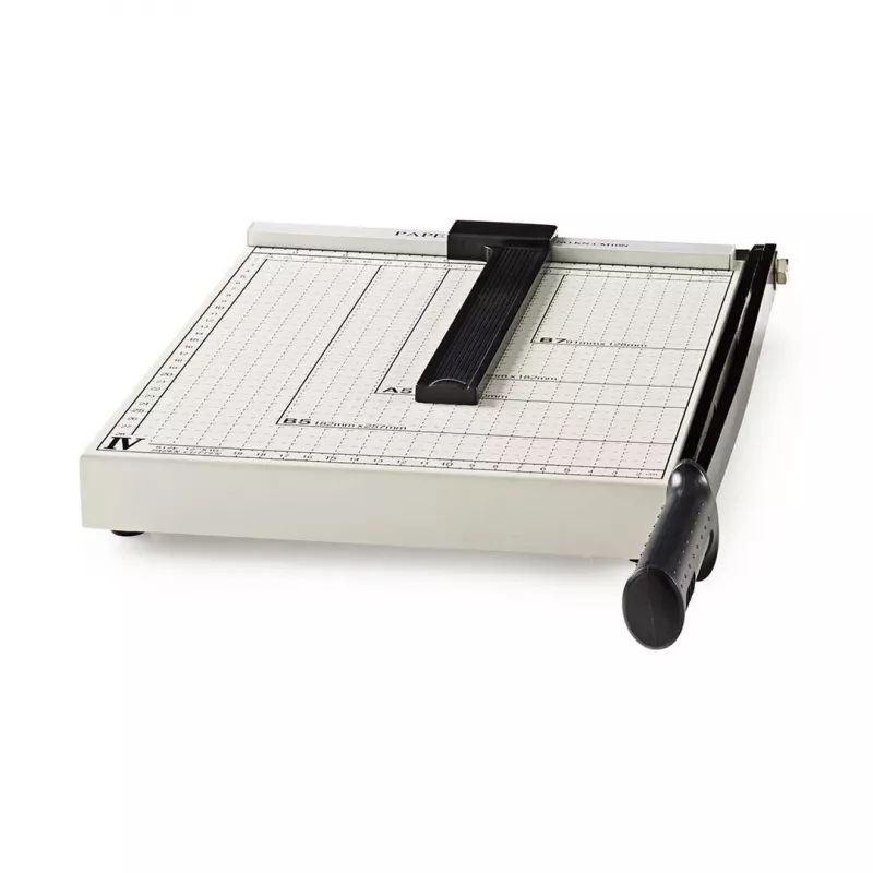 Nedis PACU110A4 rotatie-papiersnijder A4 10 vel zwart grijs