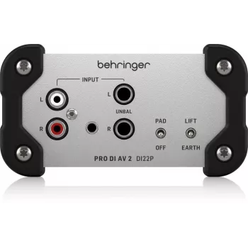 Behringer DI22P passieve stereo DI-box