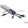 Delock kabelgoot 40 x 25 mm - lengte 1 m grijs
