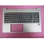 HP ProBook 450/455 G6/G7 top cover assembly met Frans AZERTY-toetsenbord, zonder smart card reader, Natural Silver