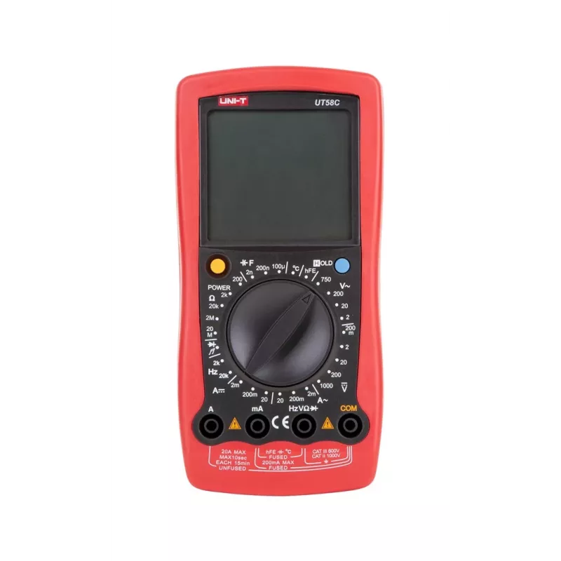 UNI-T multimeter UT58C digitale multimeter met temperatuur- en capaciteitsmeting