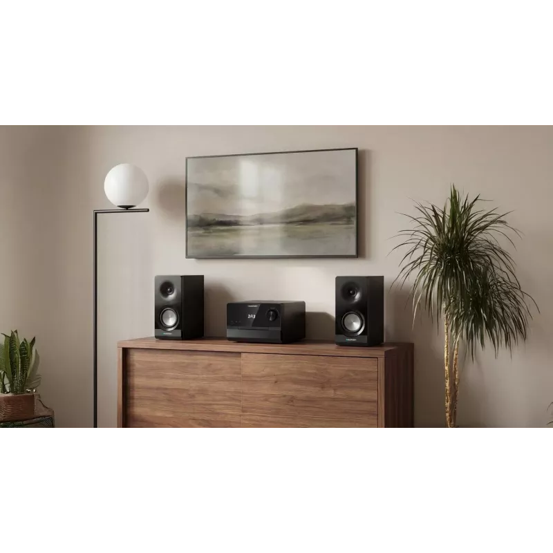 Blaupunkt MS49DAB micro-hifi-systeem met DAB+ en Bluetooth, zwart